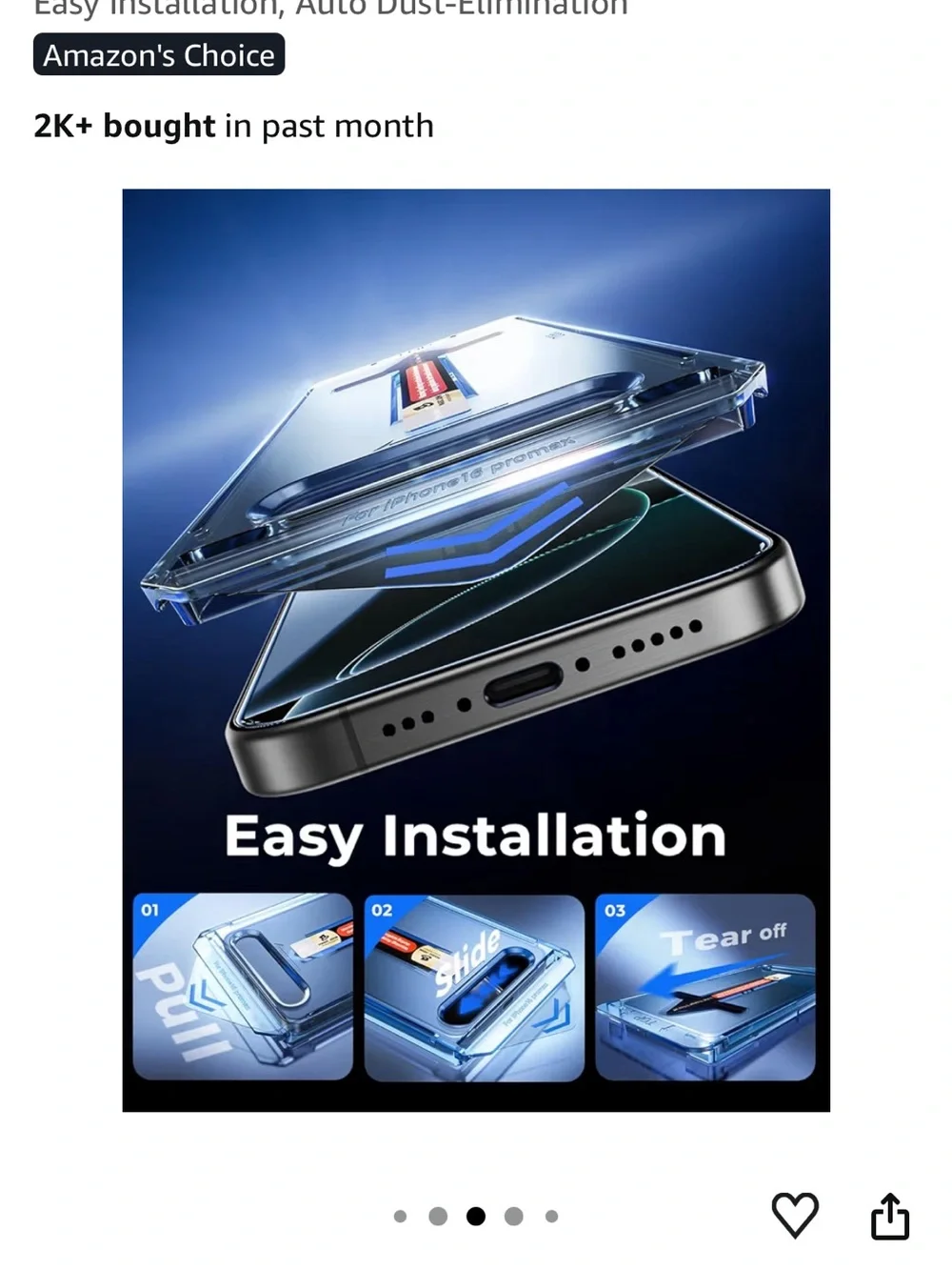 MAGIC JOHN iPhone Screen Protector Installation Frame - Set of 2 16 PRO MAX